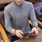 Sweater Men Casual Pullover Men Autumn Slim Fit Mens Sweaters Knitted Cashmere Wool Pull Homme