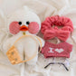 30cm Cartoon Cute Little One Shoulder Bag White Wearing Glasses Duck Plush Toy Stuffed Soft Duck In Sweater Doll Birthday Gift for Kids Children