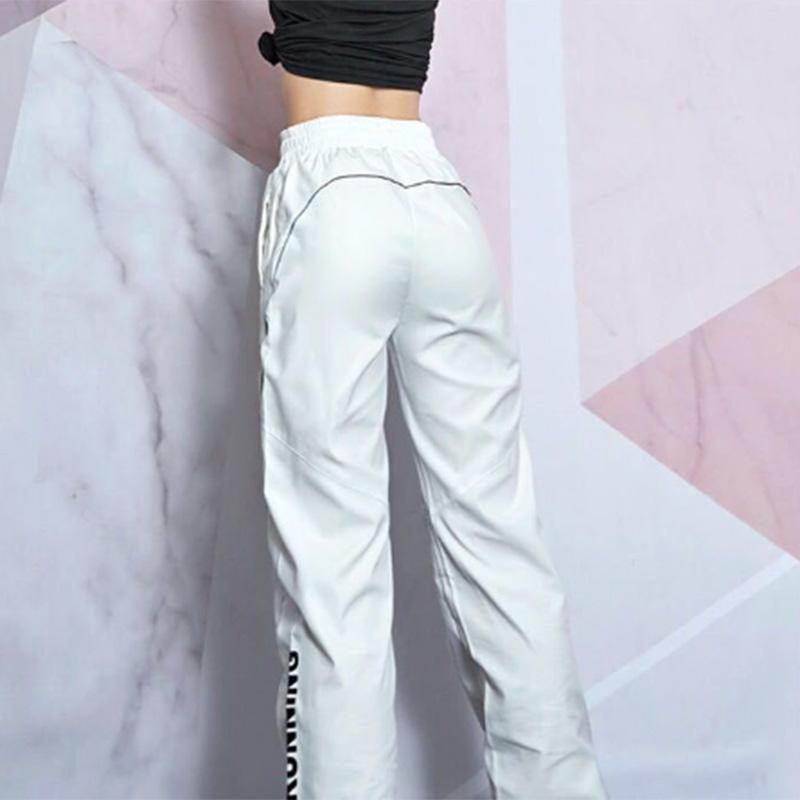 Fitness Pants Women's Spring and Summer Outer Wear Running Sports Pants Elastic Loose High Waist Casual Leggings Yoga Trousers Women