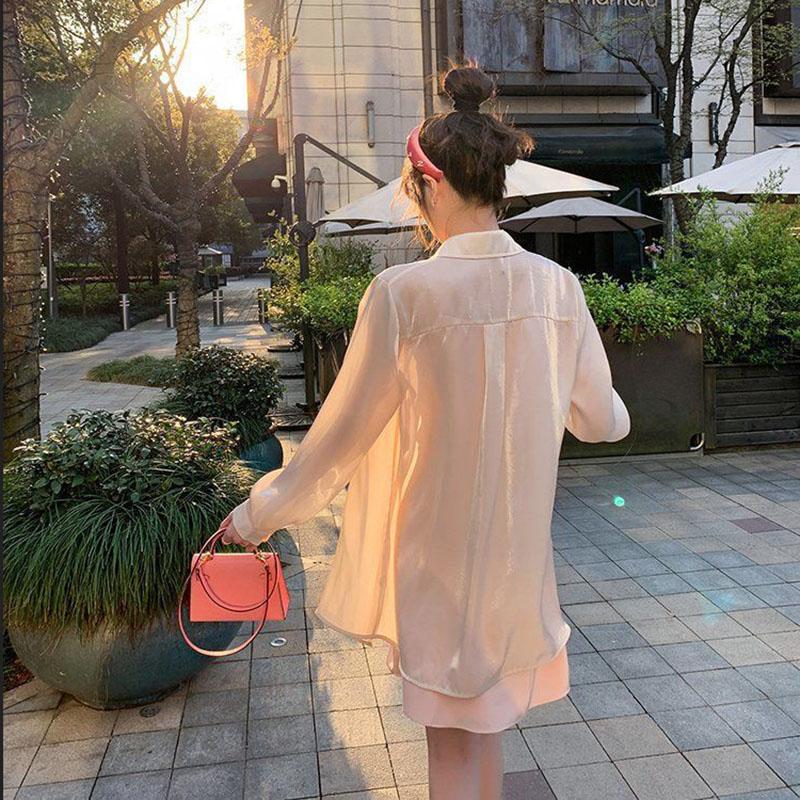 Sun Protection Loose Cardigan Streamer Long Sleeve Shirt Women's Tops Long Sleeve Thin Coat