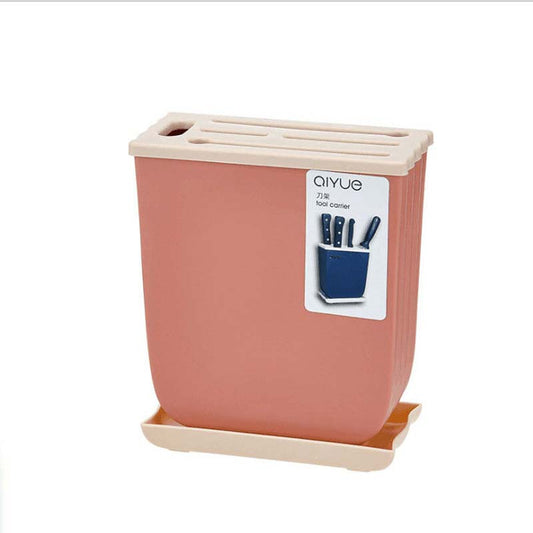 Household Cutter Bucket Storage Frame Kitchen Supplies Multi-function Tool Shelf