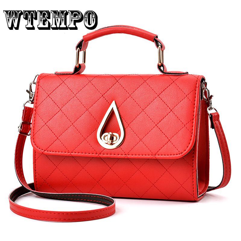 Elegant Diamond Lattice PU Handbags for Women Crossbody Shoulder Flap Bags