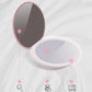 Ladies Portable Mirror USB Rechargeable LED Makeup Mirror Light Convenient Mini Mirror Beauty Makeup Mirror