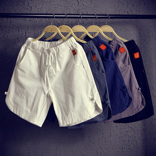 Shorts Men's Casual Five-point Pants Plus Size Summer Chinese Style Thin Men's Shorts