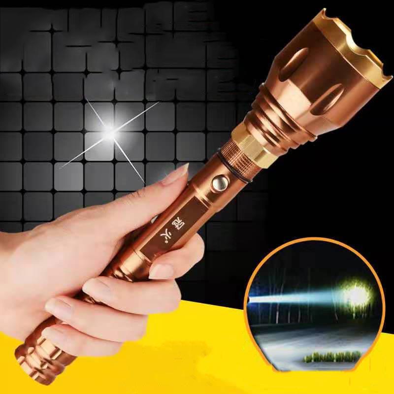 Strong Light Flashlight Rechargeable Super Bright Long-range Waterproof Xenon Security Outdoor Patrol Household Multi-function Special Forces