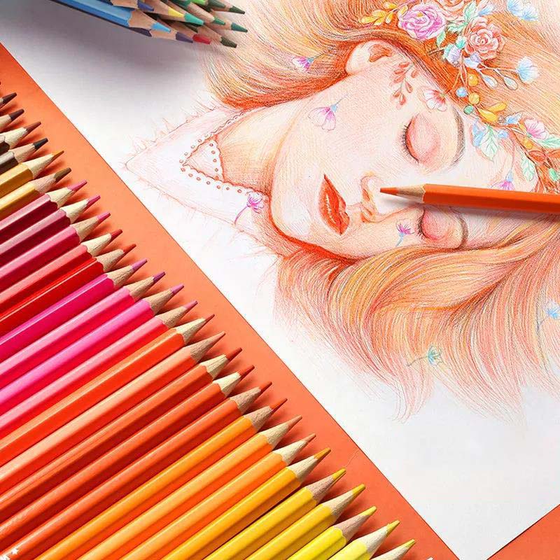 12/24 Oily Colored Pencils for Students' Drawing and Hand-painting