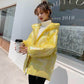 Winter Temperament Celebrity Cotton-padded Jacket Mid-length Loose Cotton-padded Jacket To Keep Warm Plus Cotton Padded Jacket