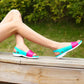 Comfortable and Soft Mother Sandals Women's Beach Shoes Women's Hole Shoes Wedges Open-toe Sandals Non-slip Women's Sandals