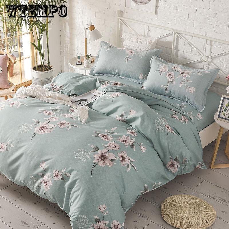 Printing Duvet Cover Sets Polyester Plain Bedding Set Reactive Printing Duvet Cover