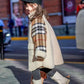 Girls' Warm Jacket Autumn and Winter Clothes Windproof Jacket Thickened Mid-length Children's Wool Sweater