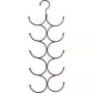 Multifunctional hook hanging scarf rack household bow tie hat storage artifact silk scarf ring tie rack