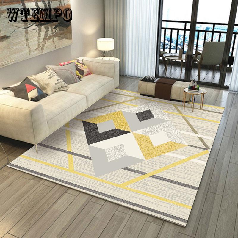 Geometric  printed Carpets Simple fashion Bedroom living room carpet Home Large Area Rugs