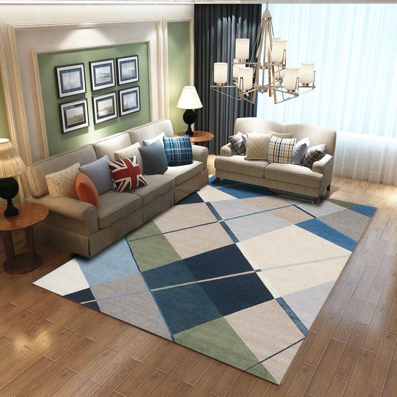Simple Style Art Carpet for Living Room Bedroom Anti-slip Floor Mat Fashion Kitchen Carpet Area Rug