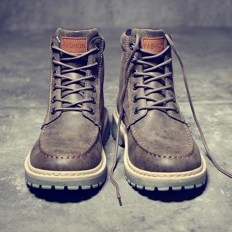 Breathable Martin Boots Men's Boots High-top Men's Shoes Work Boots Desert Boots Combat Boots