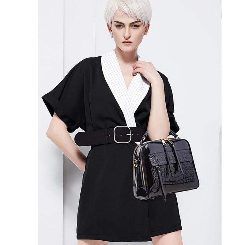 Women Leather Handbags Bag Women Crocodile Tote Female Crossbody Shoulder Bags Brand Women's