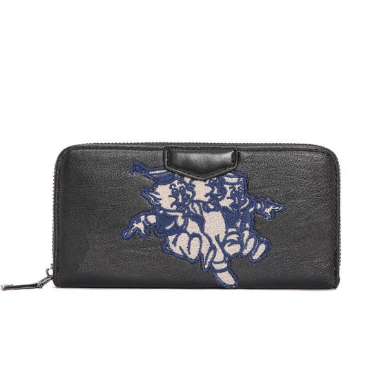 Business Long Wallet Men Women Anti-theft Multi-function Pig PU Wallet Card Package Clutch Coin Bag