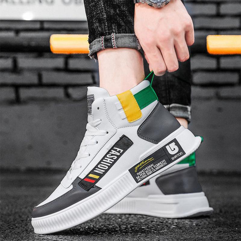 Men's Shoes Korean All-match Trend High-top Sports Shoes Casual Men's Shoes