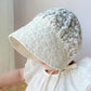 Summer Baby Hollow Out Flower Lace Sun Hat Spring and Autumn Breathable Sun Protective Hat Infant Baby Princess Hat Newborn Sun Hat 1-12M
