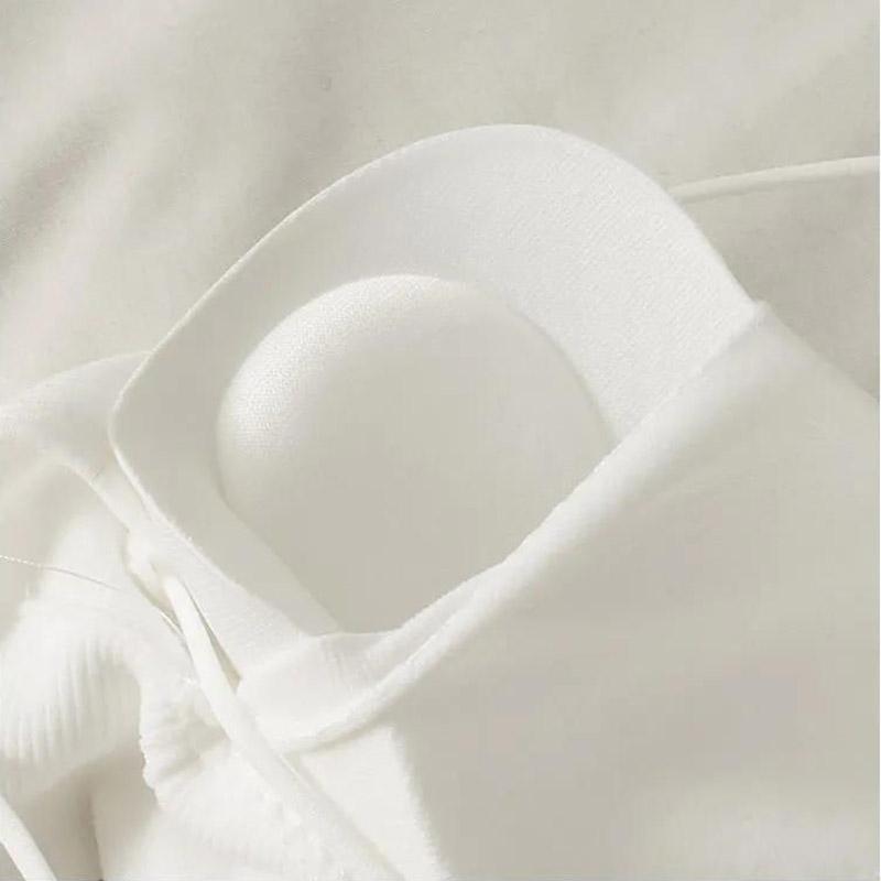 Spring and Summer Hollowed Out Sports Wrap Chest Beautiful Back and Bra Girls' Anti Light Gathering No Steel Ring Elastic No Buckle Bra