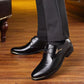 Men's Shoes Leather Embossing Classic Fashion Luxury Non Slip Mans Footwear Anti-slip Black