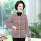 Spring Coat Women's Western Style Noble Short Jacket Middle-aged and Elderly Large Size Tooling Top