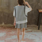 Girls' Casual Sports Suits, Summer Clothes, Big Children's Fashion, Net Red, Western Style, Loose Cotton Three Pieces