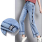Jeans Women's 2022 New Trend High Waist Straight Pants Women's Loose Pants Wide Leg Pants Nine Points Small Spring and Autumn