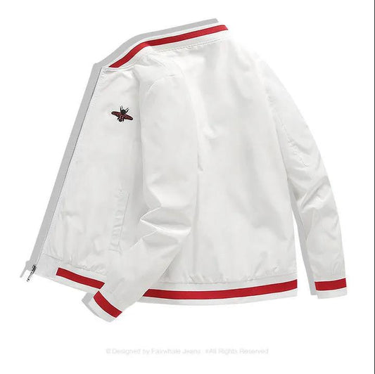 Autumn Men's Thin Jacket Trendy Handsome Loose Plus Size Jacket Men's Baseball Uniform