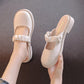 Half Slippers Women's Outer Wear Summer Flat Sandals Muller Shoes Pumps Slippers