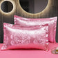 Pure Cotton Solid Color Jacquard Pillowcase Pair Pack Adult Bedroom Pillowcase 48x74cm