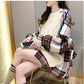 Fake Two-piece Sweater Women Loose Outside Wear Autumn and Winter Lazy Style Shirt Stitching Knitted Top Students
