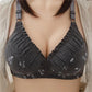 Sexy Printed Bra Without Steel Ring Underwear Gathered Comfortable Breathable Bra Girl Jacquard Bra Female