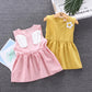 Girls' Cotton Skirt Summer Girls' Princess Skirt Children's Sleeveless Dress Baby Summer 1-4 Years Old
