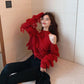 Autumn and Winter Korean Sweater Sexy Slim Jacket Fashion Urban Women's Top