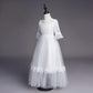 Children's Dresses Children's Princess Dresses Sleeves Girls Birthday Party Dresses Long Puff Skirts