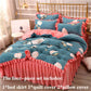 Thickened Milk Velvet Four-piece Bed Skirt Quilt Cover Pillowcase Plus Velvet Warmth Double-sided Quilt Cover Set Princess Celebrity Style