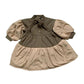 Girls' Warm Cotton Coat Autumn/winter Children's Korean Version Plus Velvet Thick Cotton Skirt