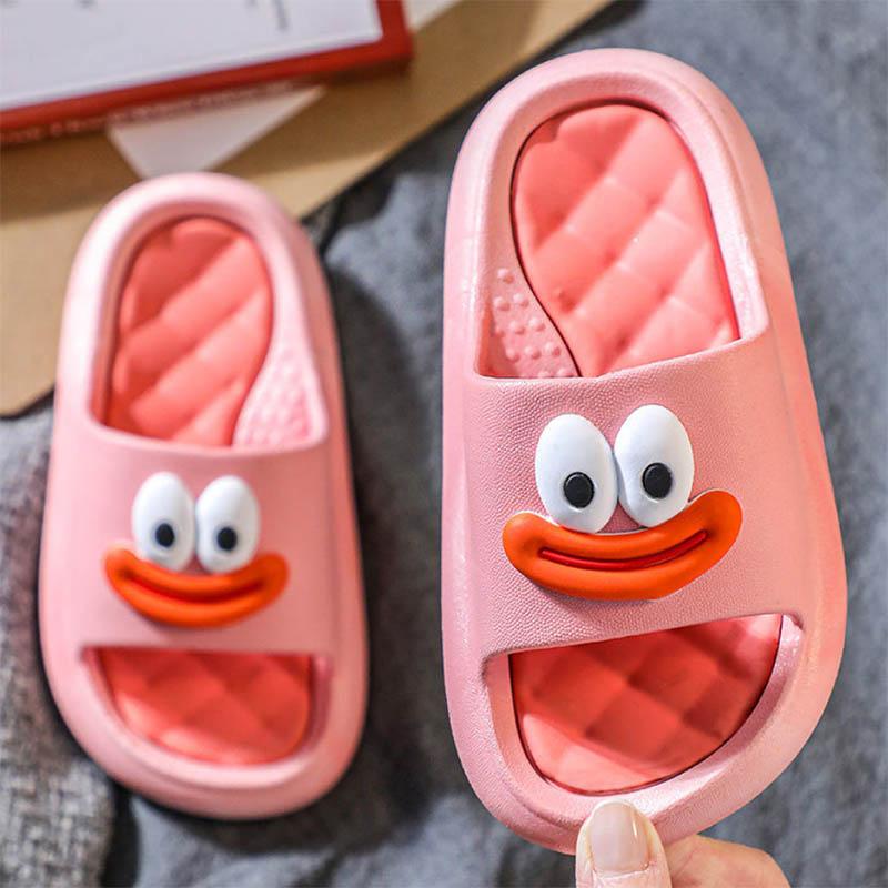 Children's Sandals and Slippers Cute Non-slip Waterproof Cartoon Soft Bottom Wear-resistant Baby Bath Slippers