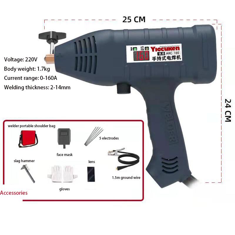Handheld Electric Welding Machine 220V Household Automatic Digital Intelligent Gun Type Portable Electric Welding Machine