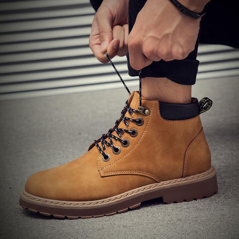 Martin Boots Men's High-top Shoes Black Boots Durable Military Boots Autumn and Winter Men's Boots