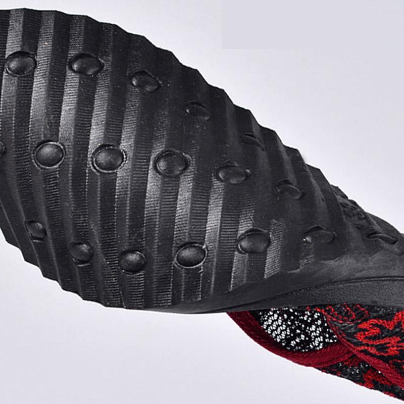 Middle-aged and Elderly Grandma Shoes Summer Single Shoes Non-slip Soft-soled Breathable Mesh Shoes