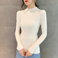 Pullover Sweater Top Women Fall/winter Inner Wear Bottoming Shirt Slim Tight-fitting Turtleneck Pullover Sweater