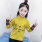 Autumn and Winter Little Girl Fashion Jacket Long-sleeved Hooded Children's Sweater Loose Knitted Cardigan