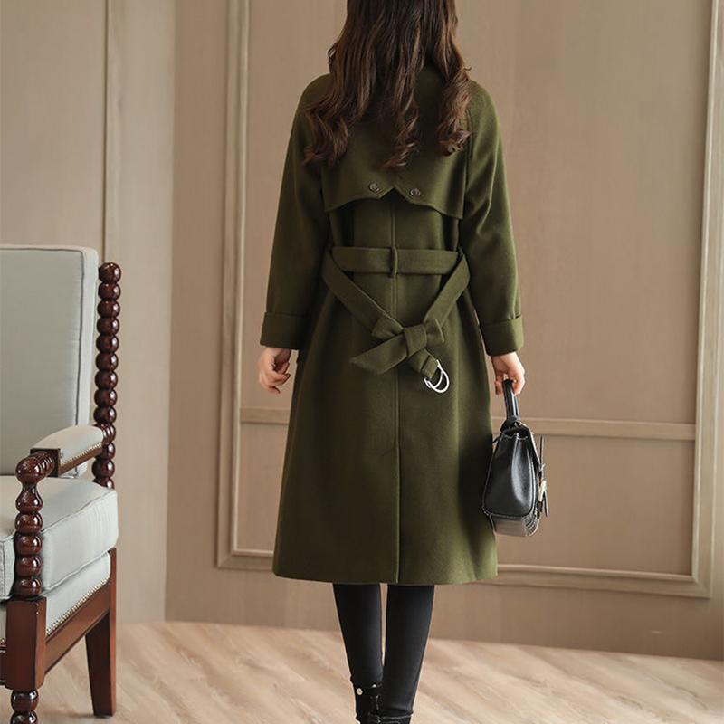 Elegant Fashion Trend Women's Jacket Winter Temperament Queen Imitation Mink Velvet Thick Warm Women's Trench Coat