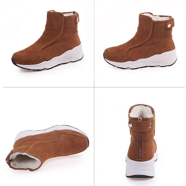Women's Winter Snow Boots Plus Size Thick Sole Cotton Boots Female Non Slip Soft Sports Boots