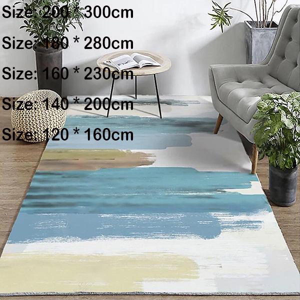 Living room carpet sofa coffee table pad room full bedside home carpet 3D European style carpet