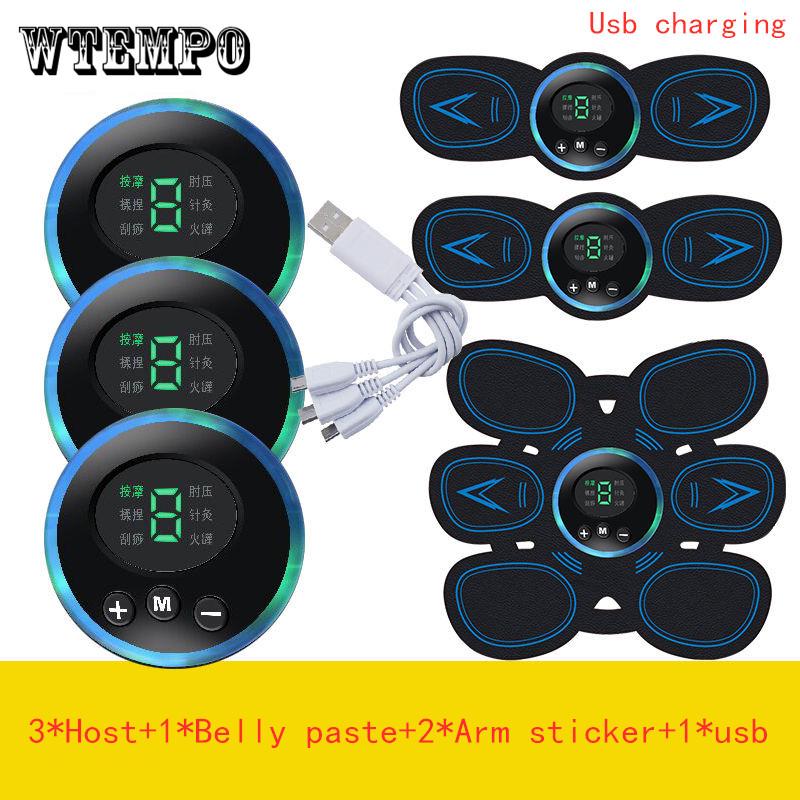 EMS Wireless Muscle Stimulator Smart Fitness Abdominal Training Device Electric Weight Loss Stickers