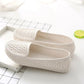 Women's Summer Sandals Flat Work Shoes Nurse Shoes Baotou Soft Bottom Hole Shoes Mother Shoes Non-slip Beach Shoes Peas Shoes