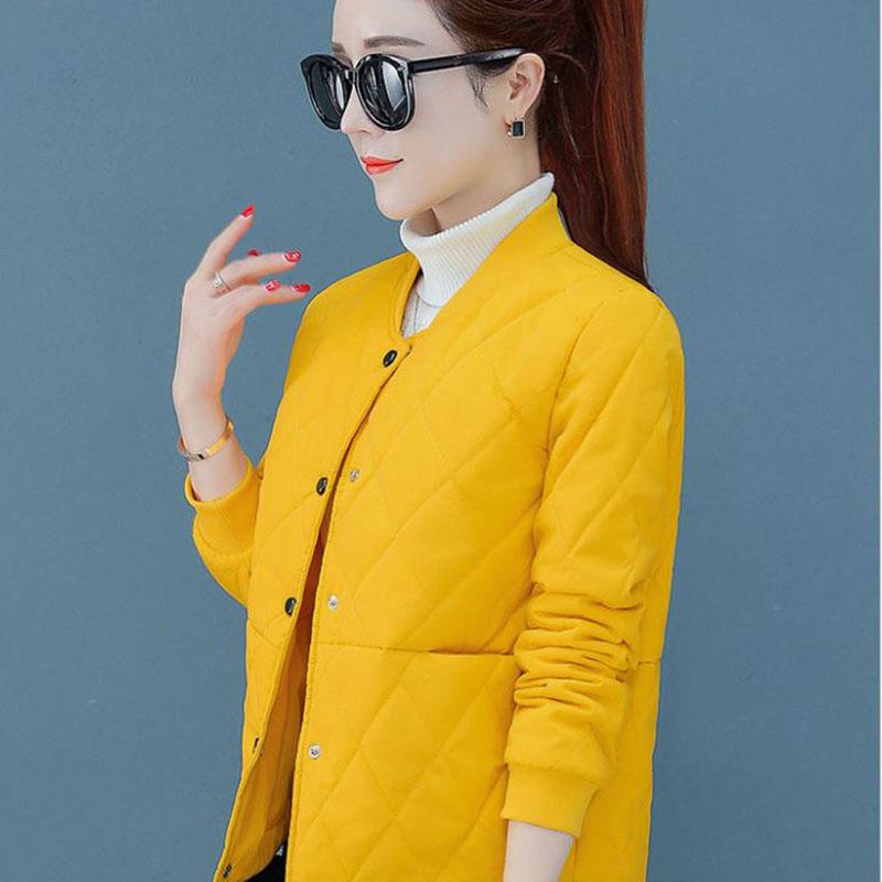 Autumn and Winter Women's Down Jacket Lightweight Short Down Jacket Slim Slimming Round Neck Jacket