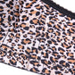 Leopard Print Gathered Tube Top Large Size No Steel Ring Thin Bra Sexy Anti-glare Ladies Breathable Adjustable Underwear